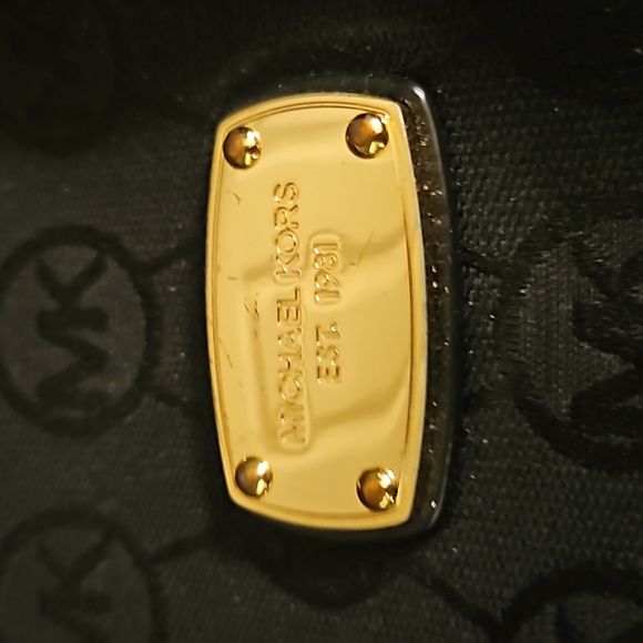 Michael Kors black tote purse - Picture 2 of 6